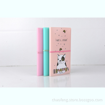 display book with elastic colsure